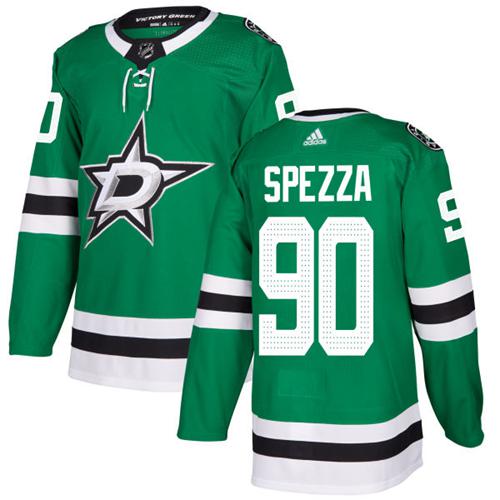 Adidas Men Dallas Stars #90 Jason Spezza Green Home Authentic Stitched NHL Jersey